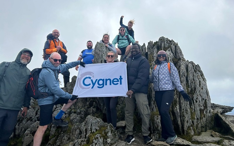 At the summit of Glyder Fawr