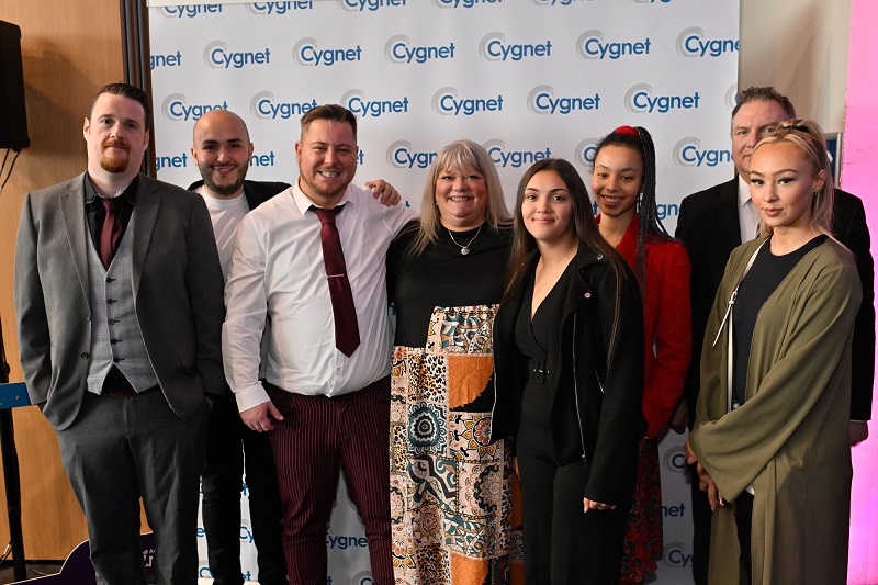 Some of our Experts by Experience at the Cygnet Staff Awards 2023