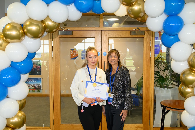 Lois with Cygnet's Operations Director Mandy Sellers