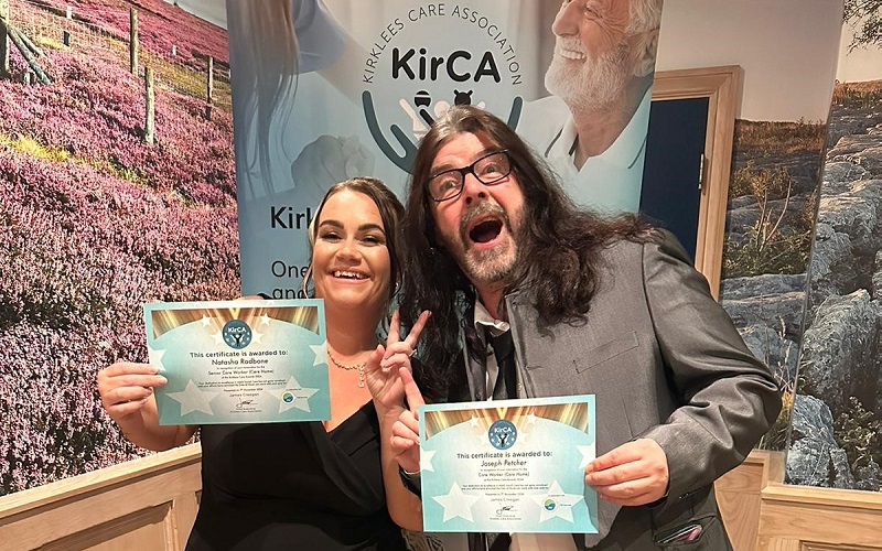 Natasha and Joseph at the Kirklees awards