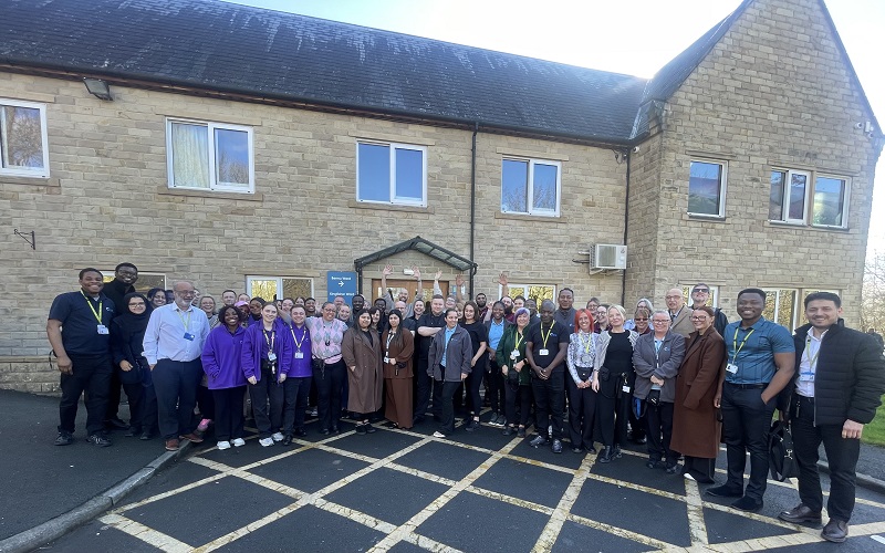 The Cygnet Hospital Wyke team celebrating their Good CQC rating